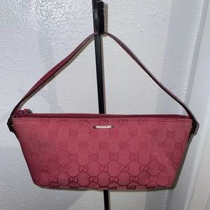 Red Gucci Boat Pochette